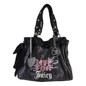 Coming up- Juicy Couture Black and Gray Shoulder Bag